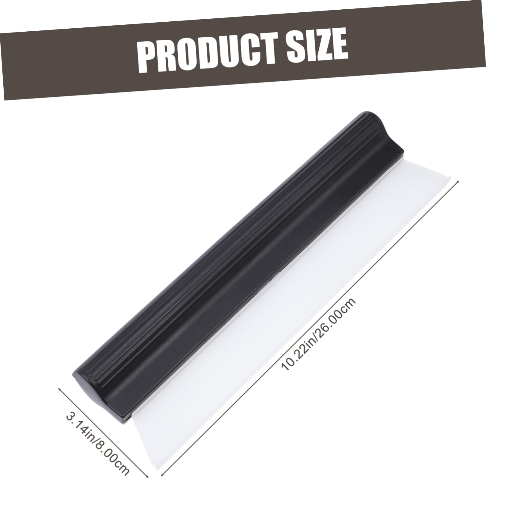 minkissy Auto Window Cleaning Scraper Squeegee Car Water Blades Sturdy Abs Easy to Care Tool