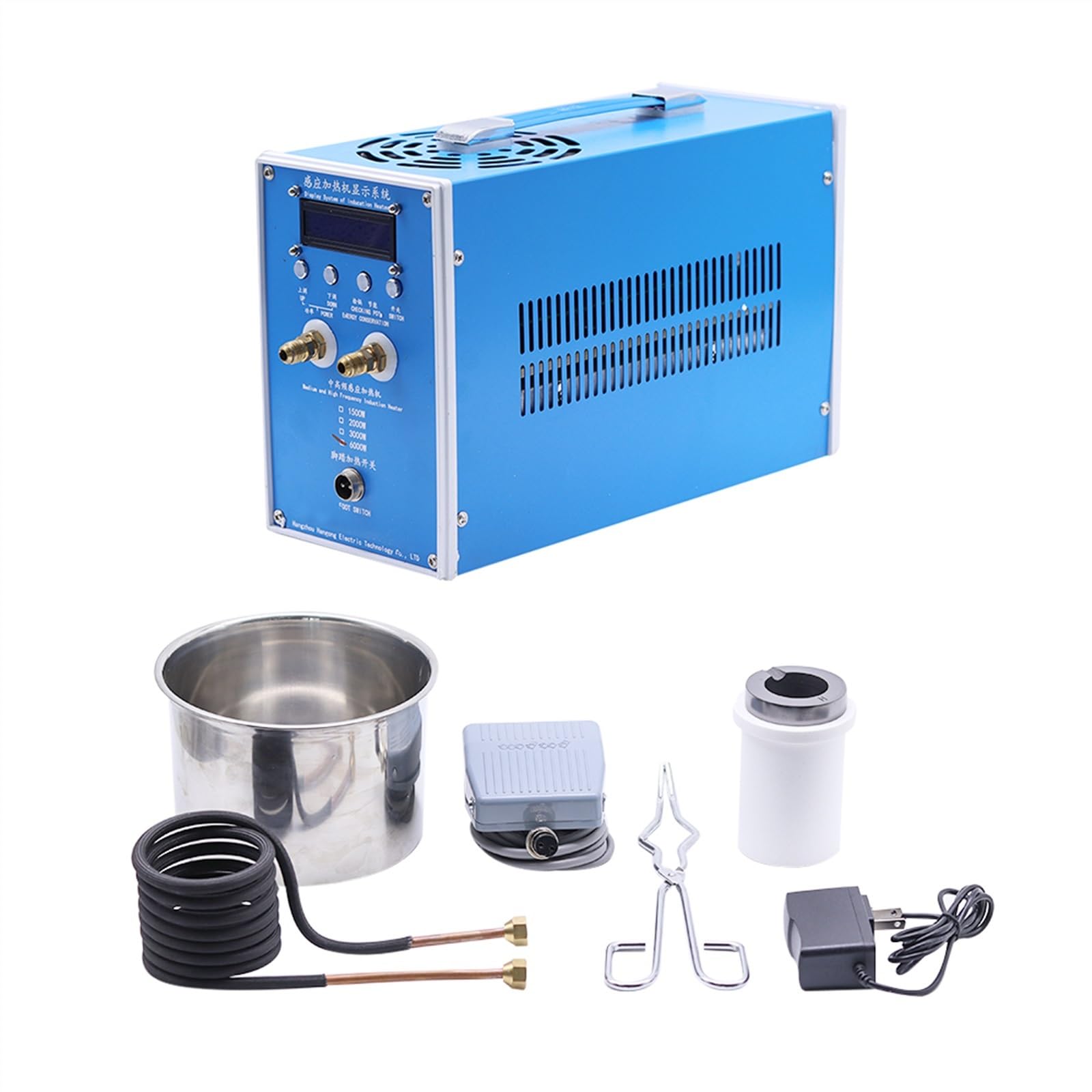 Strumento di riscaldamento a induzione, macchina per riscaldamento a induzione ad alta frequenza da 2000 W 2800 W Riscaldatore a induzione ZVS Forno di fusione in oro argento per rimozione di viti a