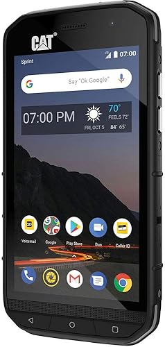 CAT S48c Sprint Locked 16GB Smartphone Negro (renovado)