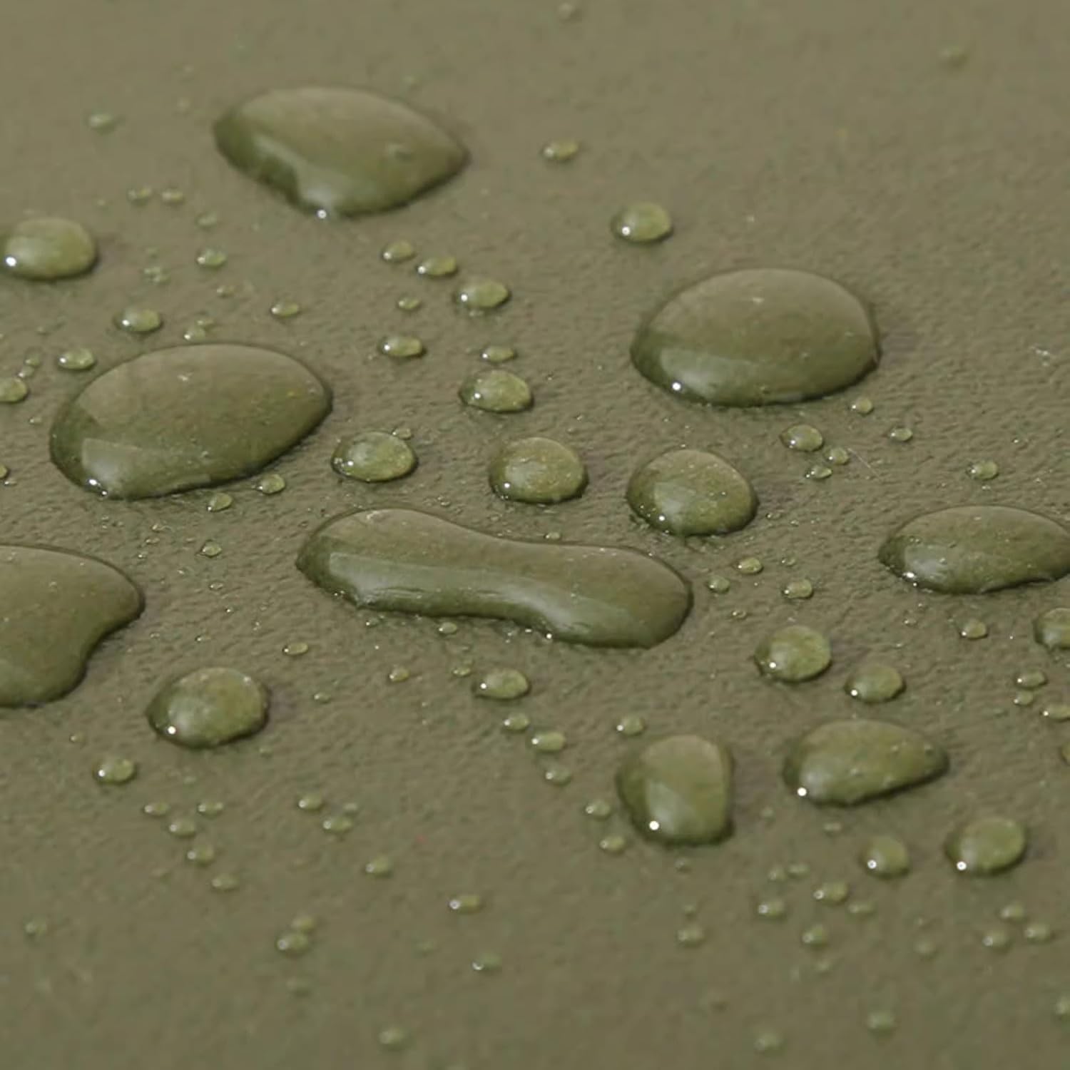 Green Tarp Canvas 0.8mm Thick Waterproof Tarpaulin - Heavy Duty Cover with Reinforced Grommets for Outdoor Use - Durable Multipurpose Tarp Cover