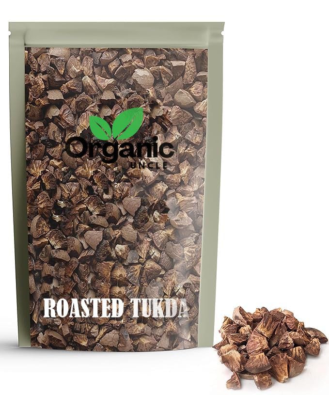 Organic Uncle Premium Roasted Diamond Cutting Supari Tukda | 100% Natural & Handpicked Betel Nut | Crunchy & Flavorful Mouth Freshener – 250g