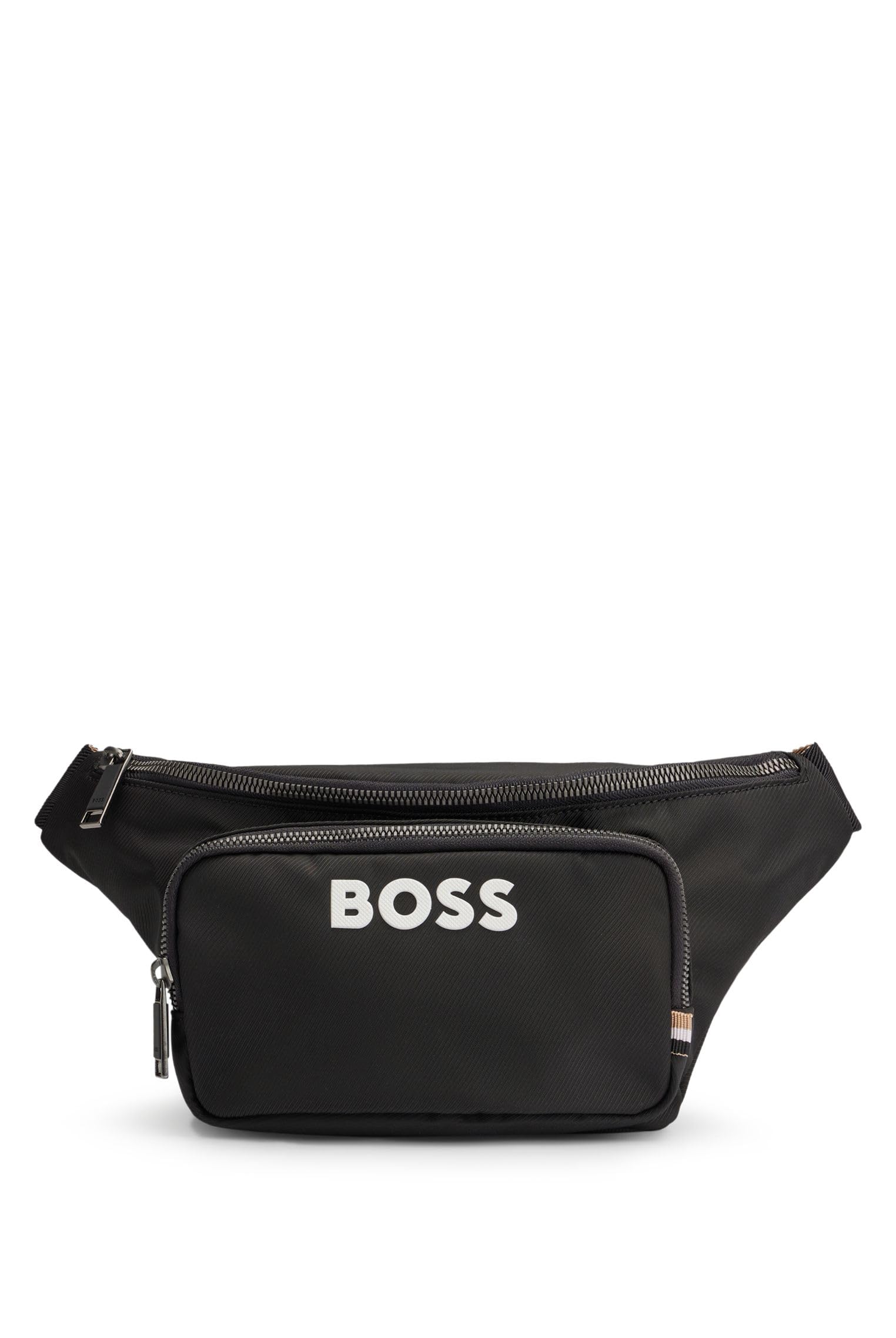 BOSS Hommes Catch 3.0 Sac Ceinture structuré à Logo Contrastant