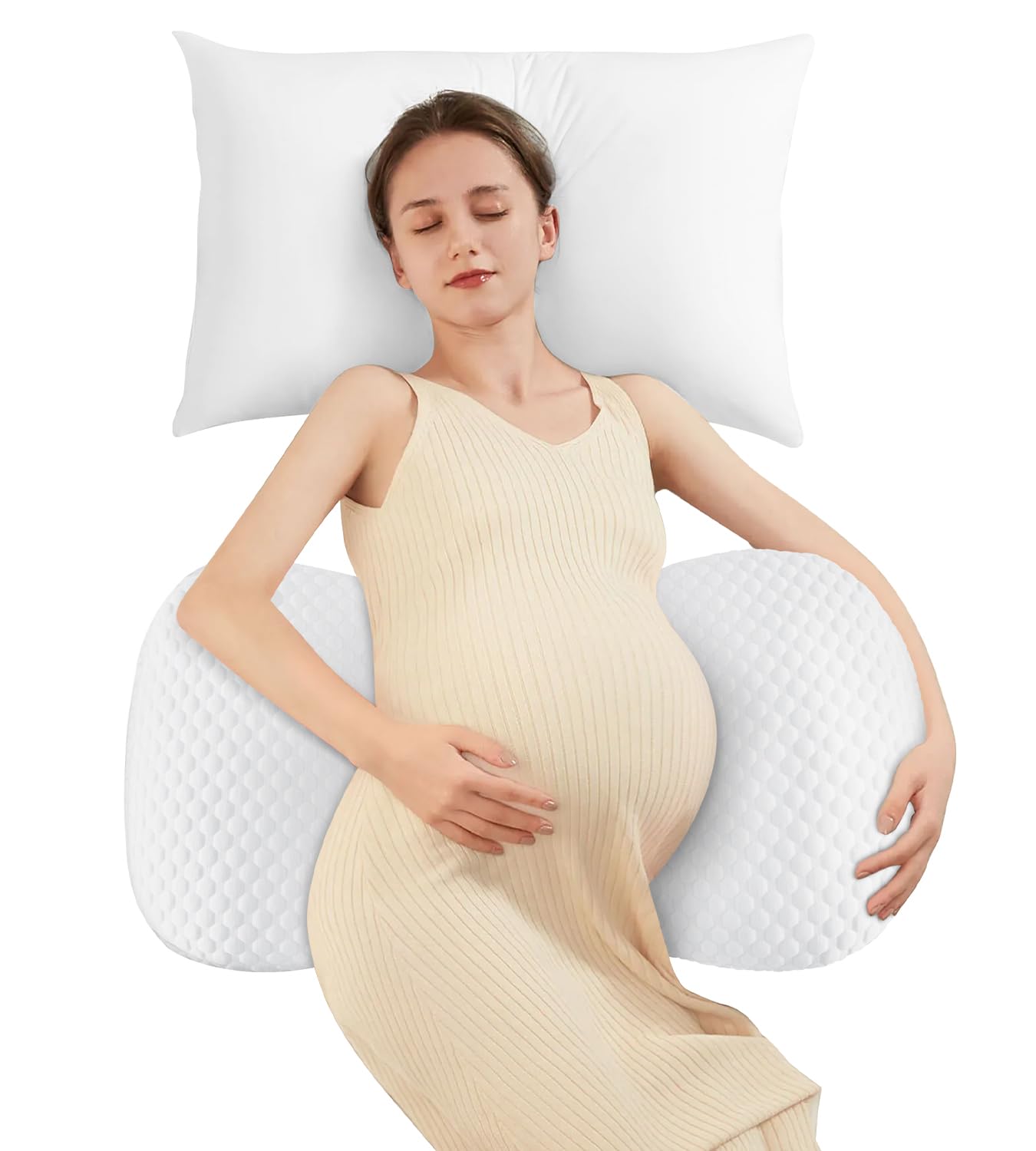 DONAMA Pregnancy Pillow: Cooling, Double-Sided Support
