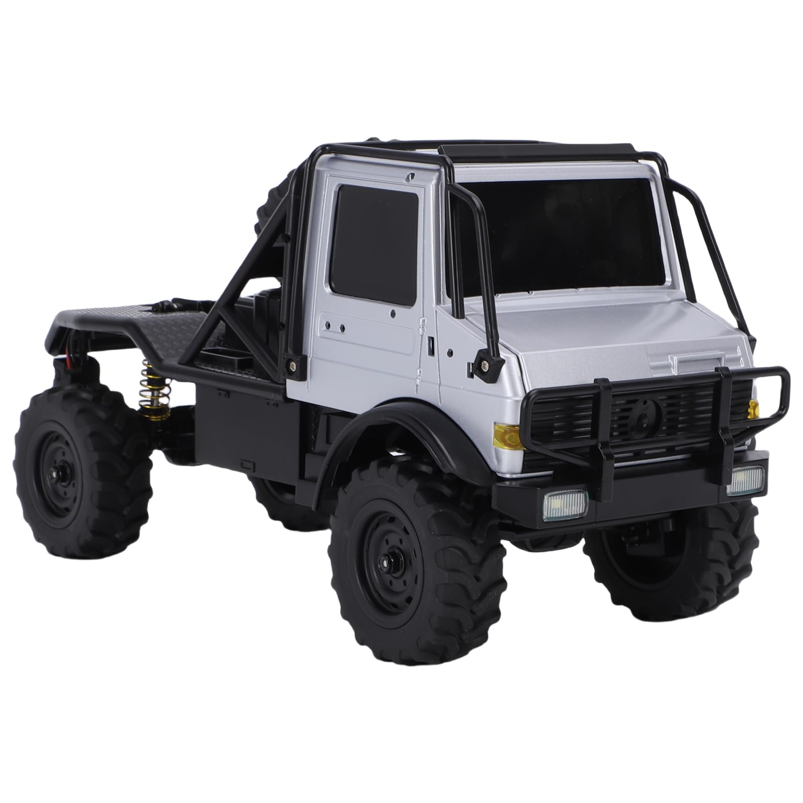 Changor Auto Fuoristrada con Carrozzeria in Lega 4WD RC Crawler 1:18 | Design adatto a tutti i terreni, capacità di arrampicata, luci multi-scenario, telecomando 2.4G, per uso interno ed esterno