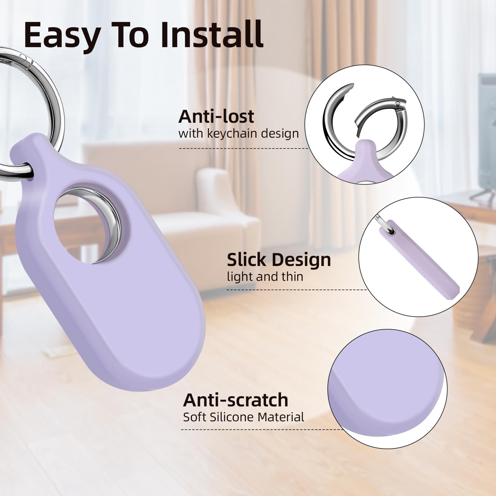 Wanme 4 Pezzi Custodia Per Samsung Galaxy SmartTag2 Custodia Con Portachiavi Custodia Protettiva In Morbido Silicone Custodia Resistente Ai Graffi Per Samsung Galaxy Smarttag2 Tracker  S2 554394490
