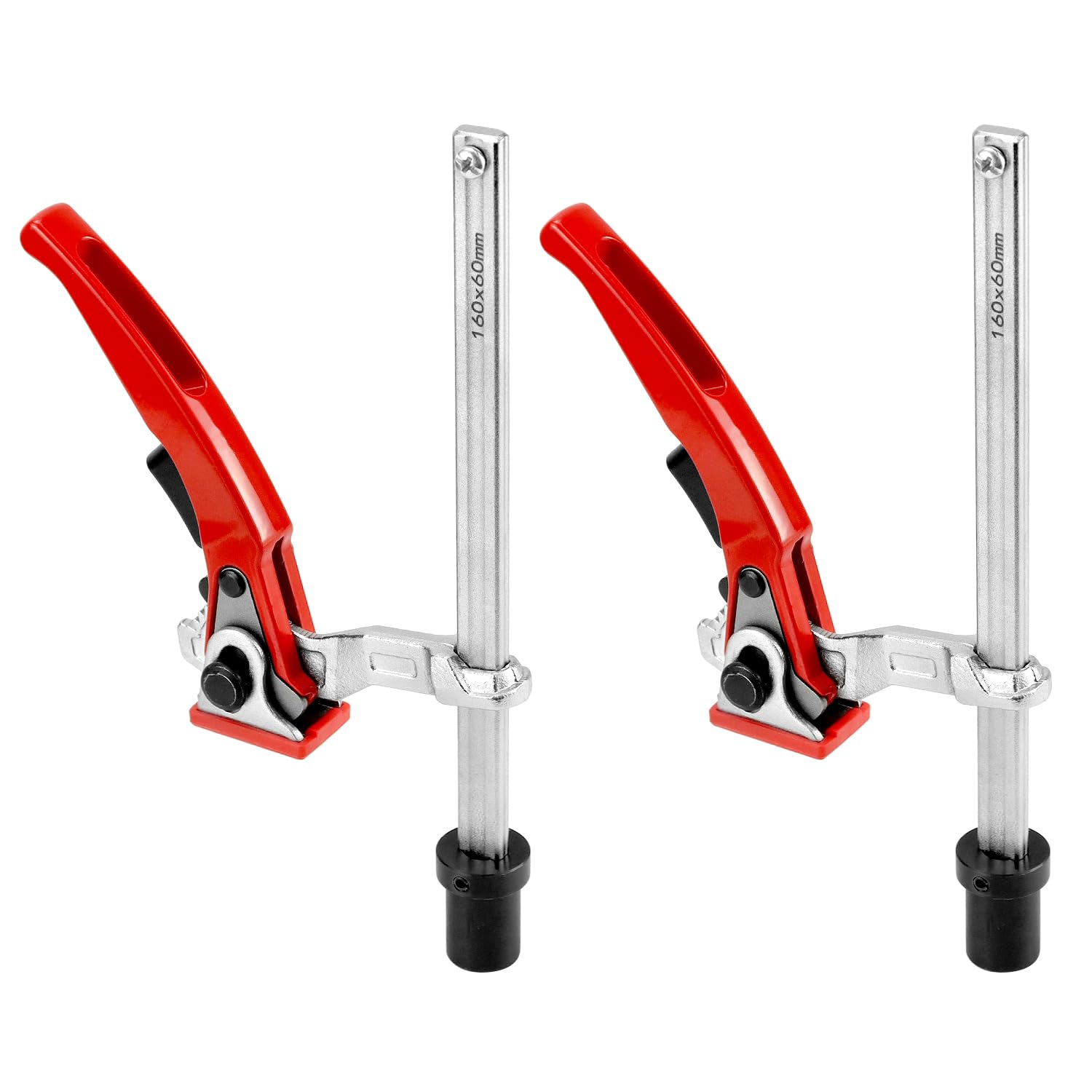 QWORK® Elément de serrage ø20, plage de serrage 160, profondeur de gorge 60, pour tables multifonctions