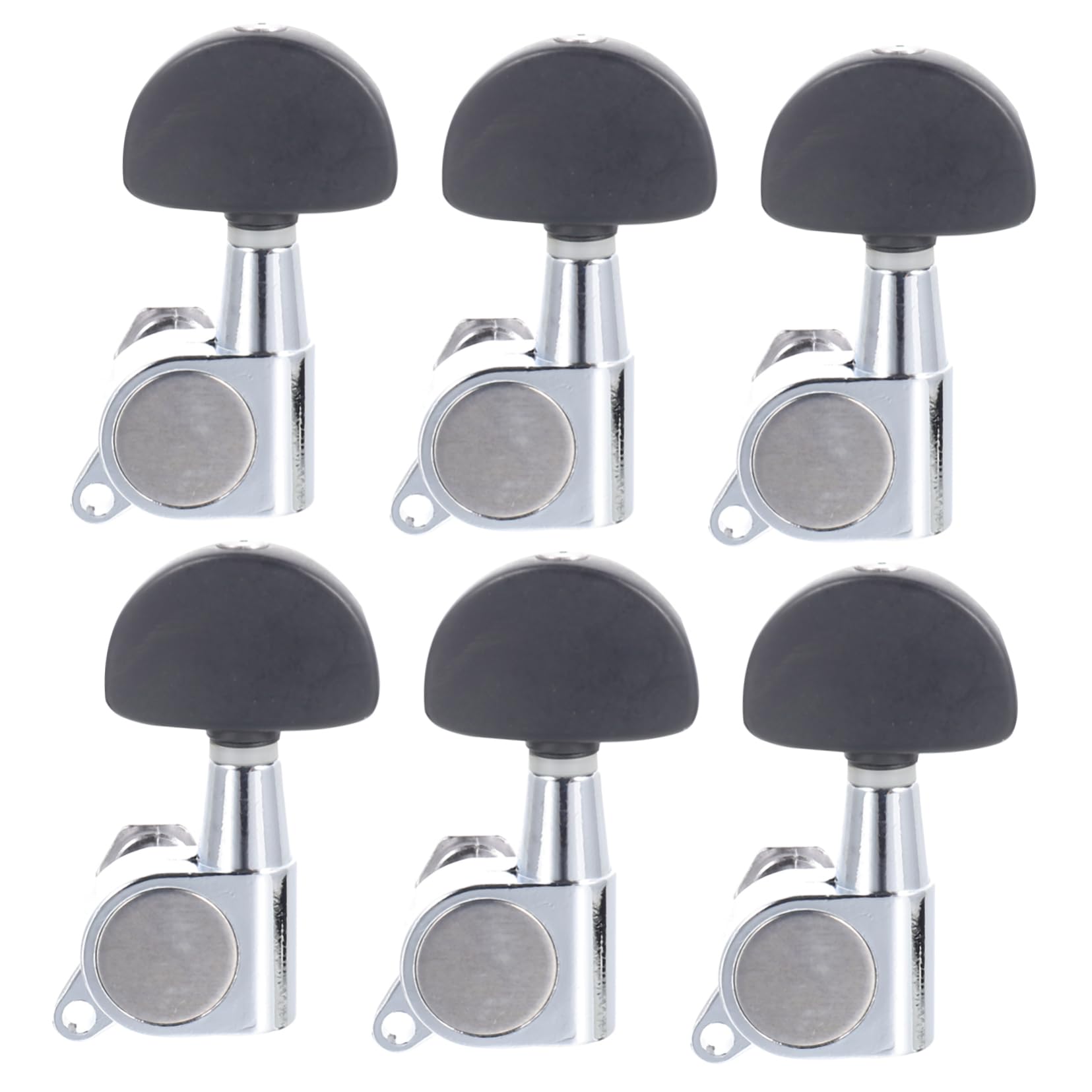 Kisangel 1 Set Durable Guitar Tuning Peg Practical Metal Knobs for Folk and Other Guitars Fit Accessory Elegant Design for Enhanced Performance