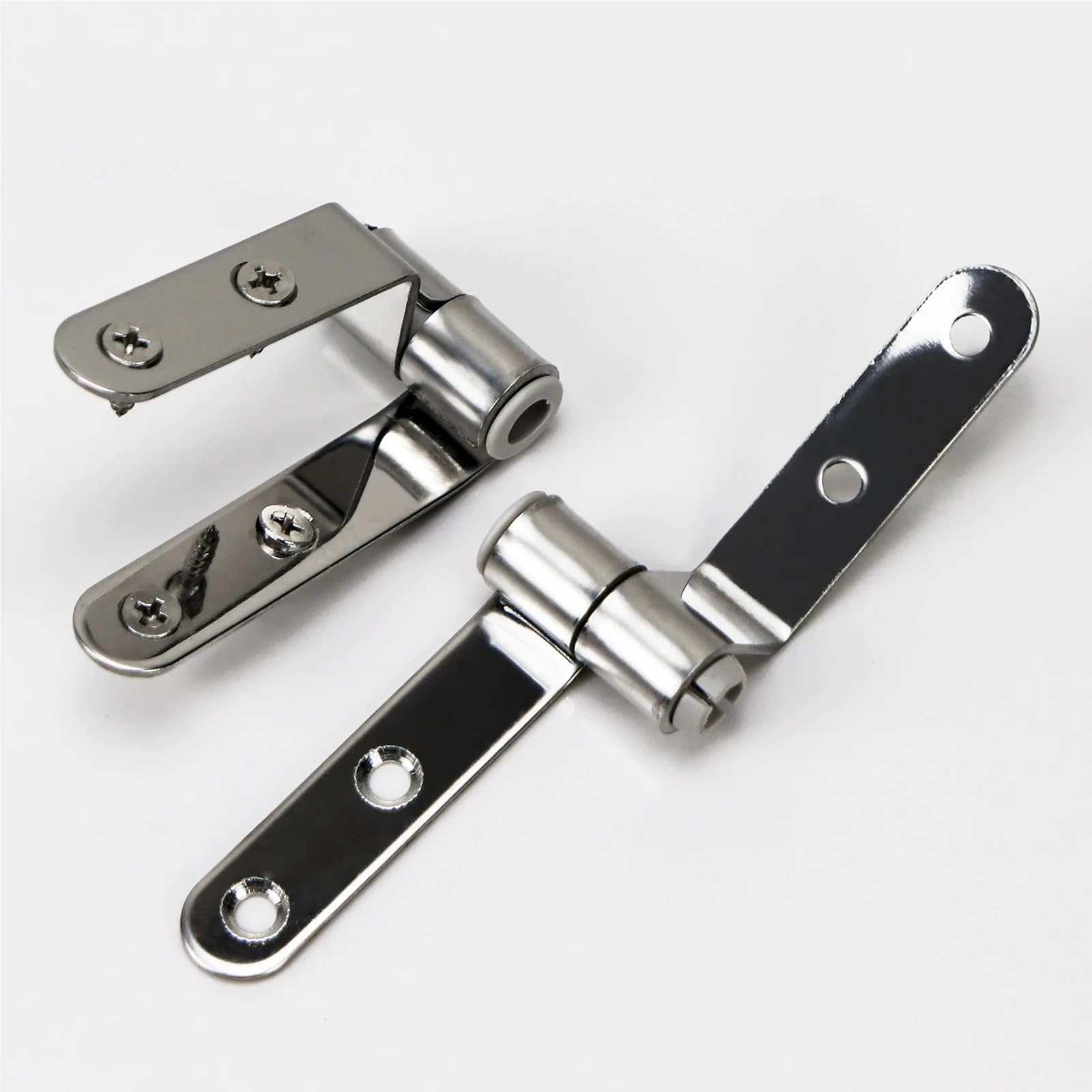 Kit de repuesto bisagras for asiento inodoro, aleación Zinc, conectores tapa, accesorios universales for, piezas reparación, 2 uds Para Asientos