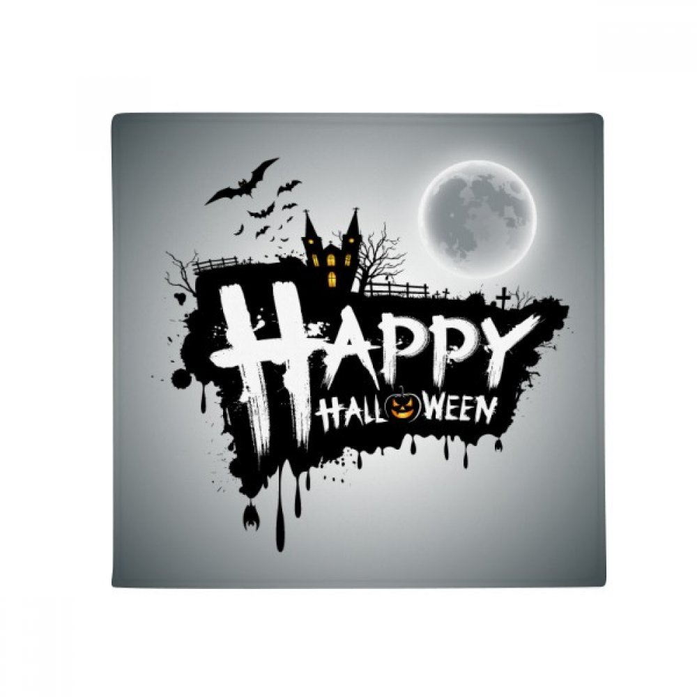 Fantôme Halloween Tapis de Sol Carré Antidérapant pour Cuisine et Entrée 80x80cm DIYthinker