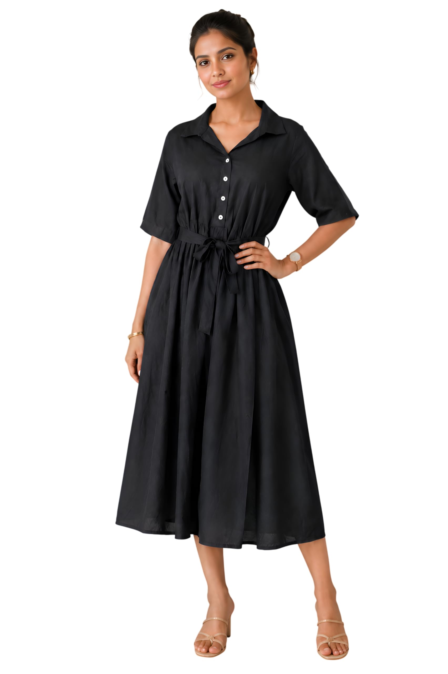 Women's Stylish Elegant Maxi Dress Solid Color Western Long One Piece Outfit Party Casual Evening Vacation Holiday Wear Soft Breathable Fabric-picture-29