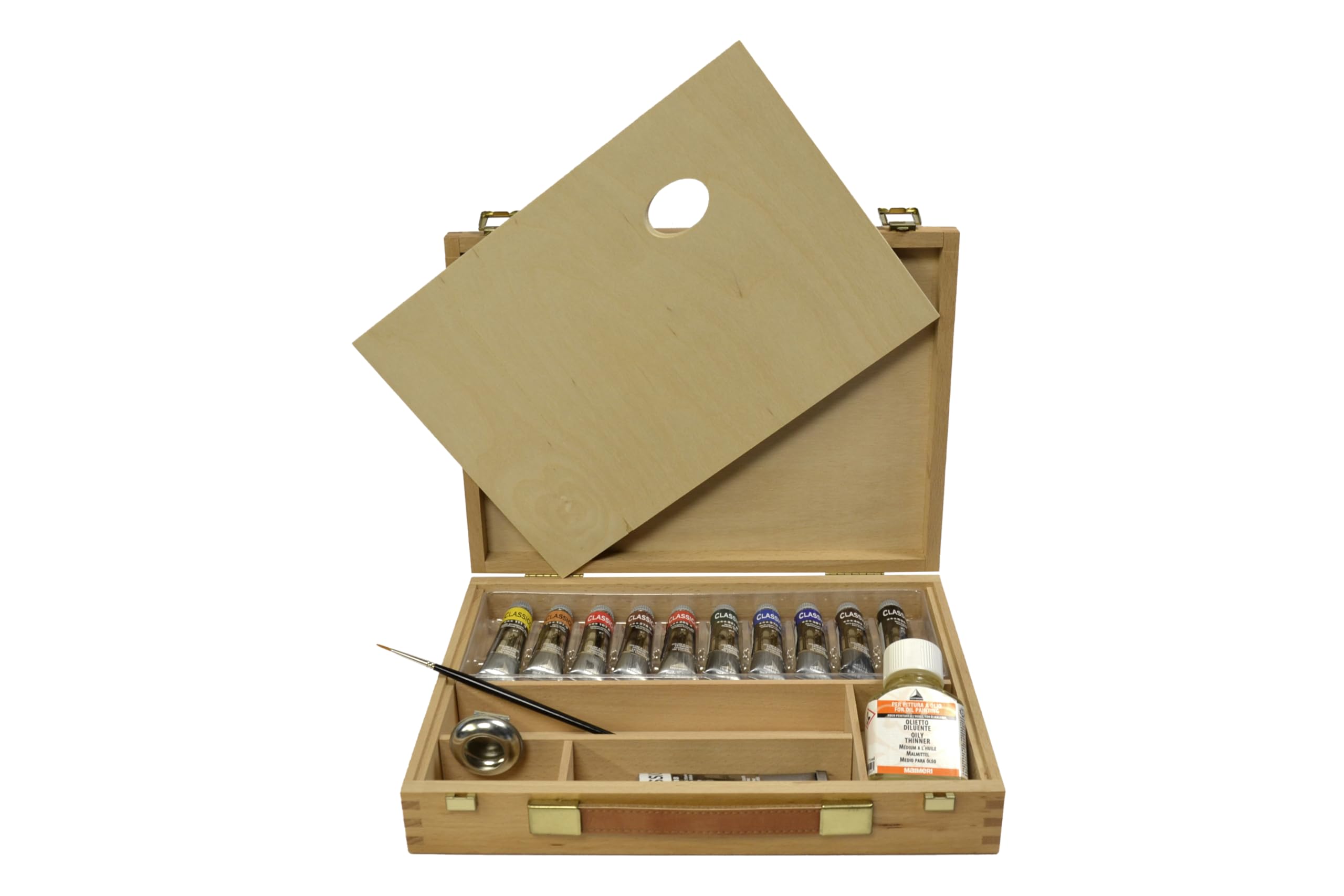 MAIMERI Classico - Coffret bois couleurs à l'huile super fines - 15 pièces