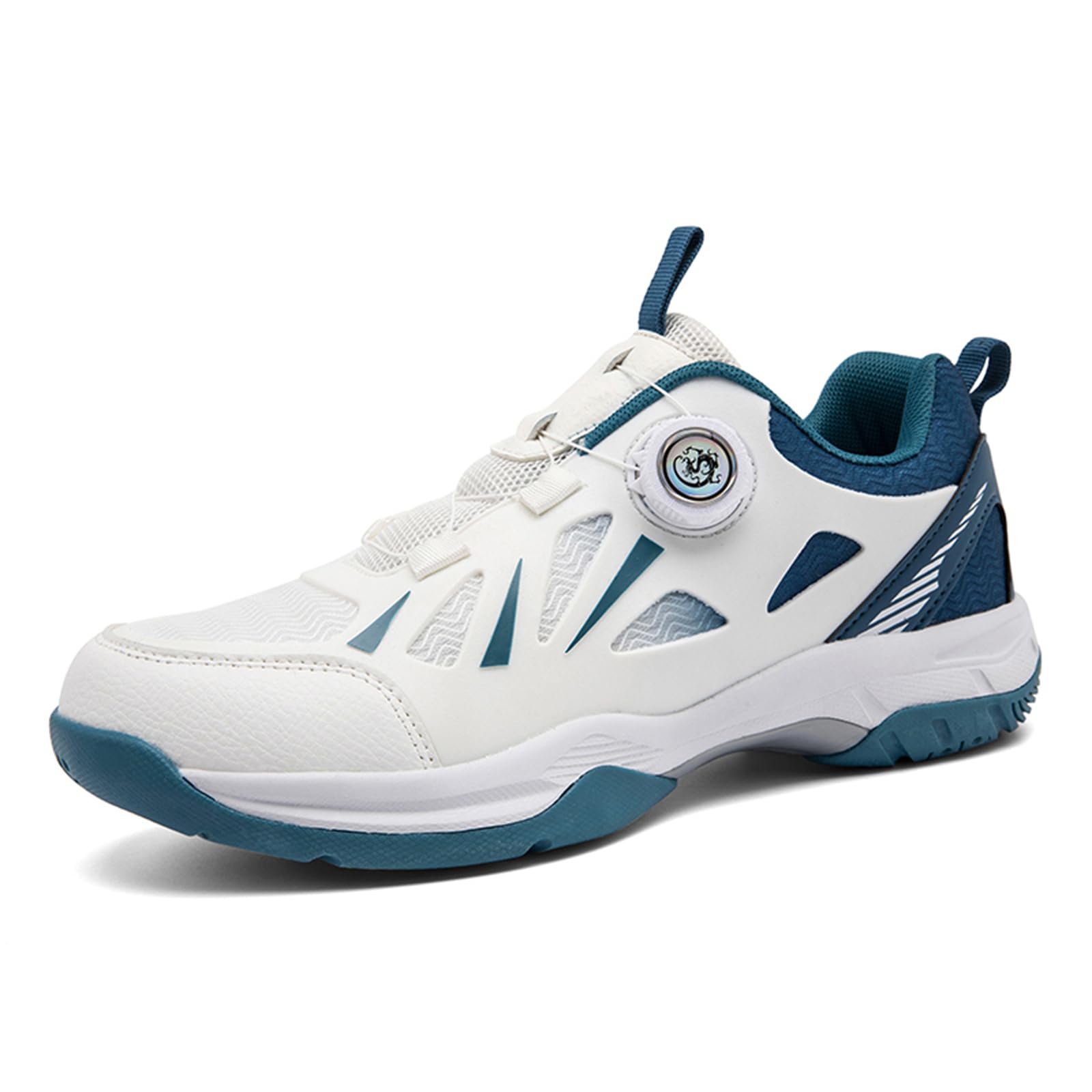 JiuQing Męskie buty do badmintona pickleball tenis buty sportowe lekkie antypoślizgowe buty do fitnessu