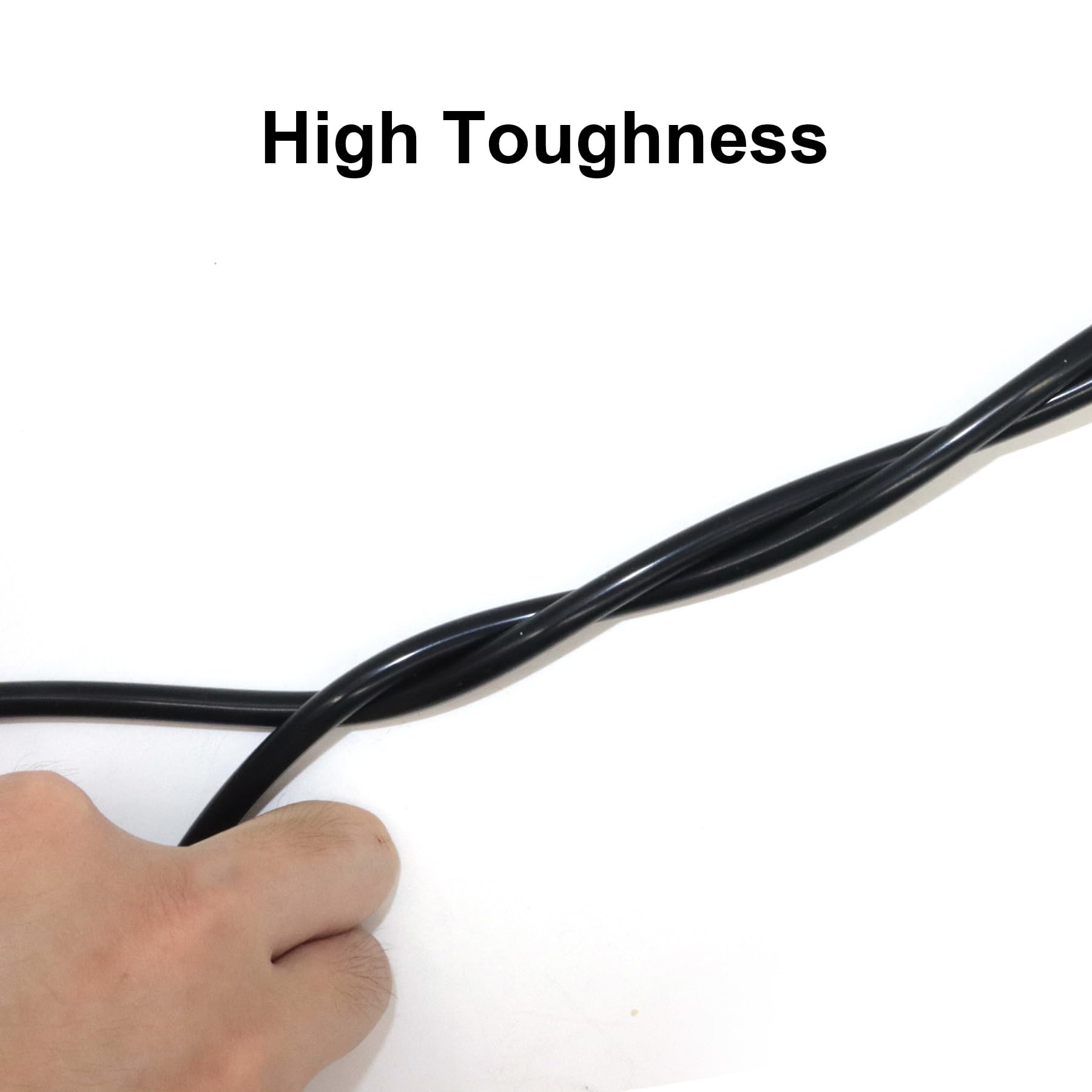 Tubo de silicona flexible 6x10 mm 4,5 m manguera para acuario aire color negro