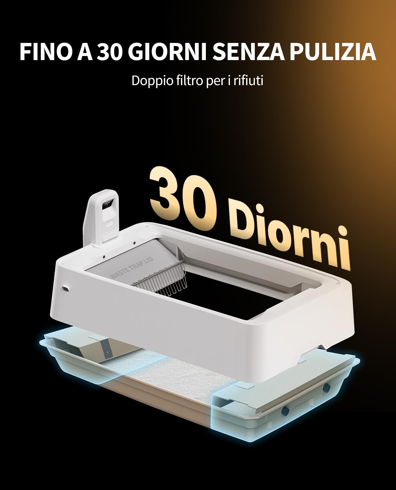 PETKIT Lettiera per Gatti Crystal, Lettiera per Gatti non Agglomerante, Compatibile con PUROBOT CRYSTAL DUO, Eliminazione Multi-odore, Antipolvere, Leggera e Pronta, Ricambio Diretto, 4 Sacchi