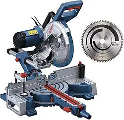 Bosch Serra meia esquadria telescópica GCM 254 D + Disco Multimaterial Alumínio 220V