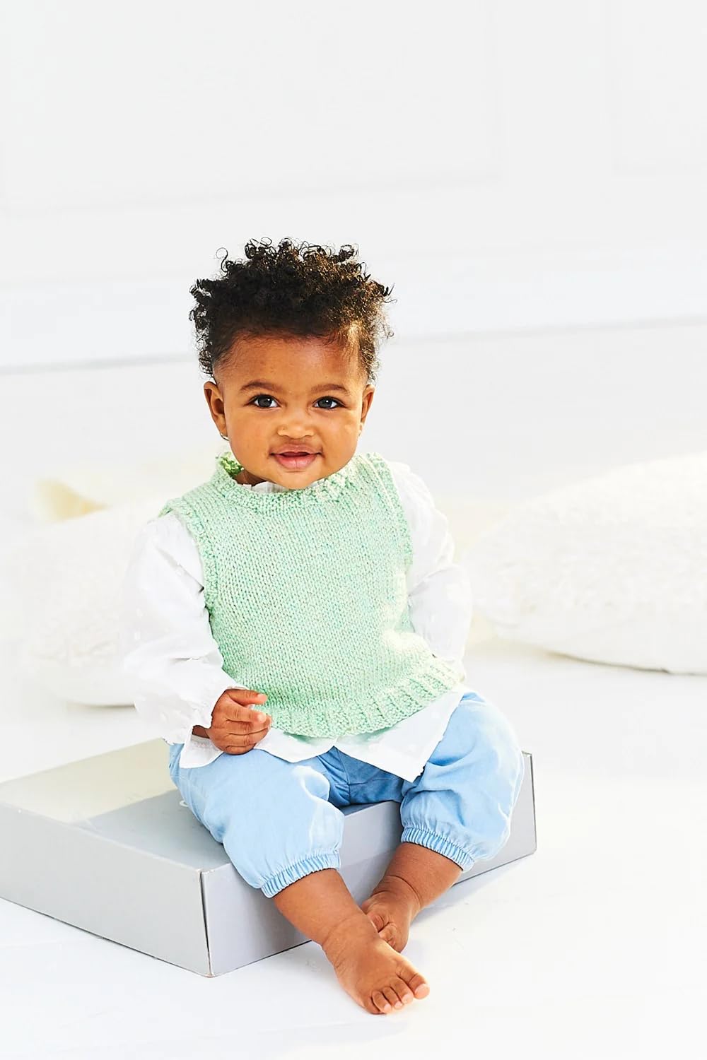 Stylecraft Baby Sparkle & Special for Babies DK Pattern 9998 for Tank Tops