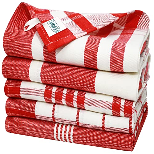 100% Cotton Tea Towels with Hanging Loop | 70 cm x...