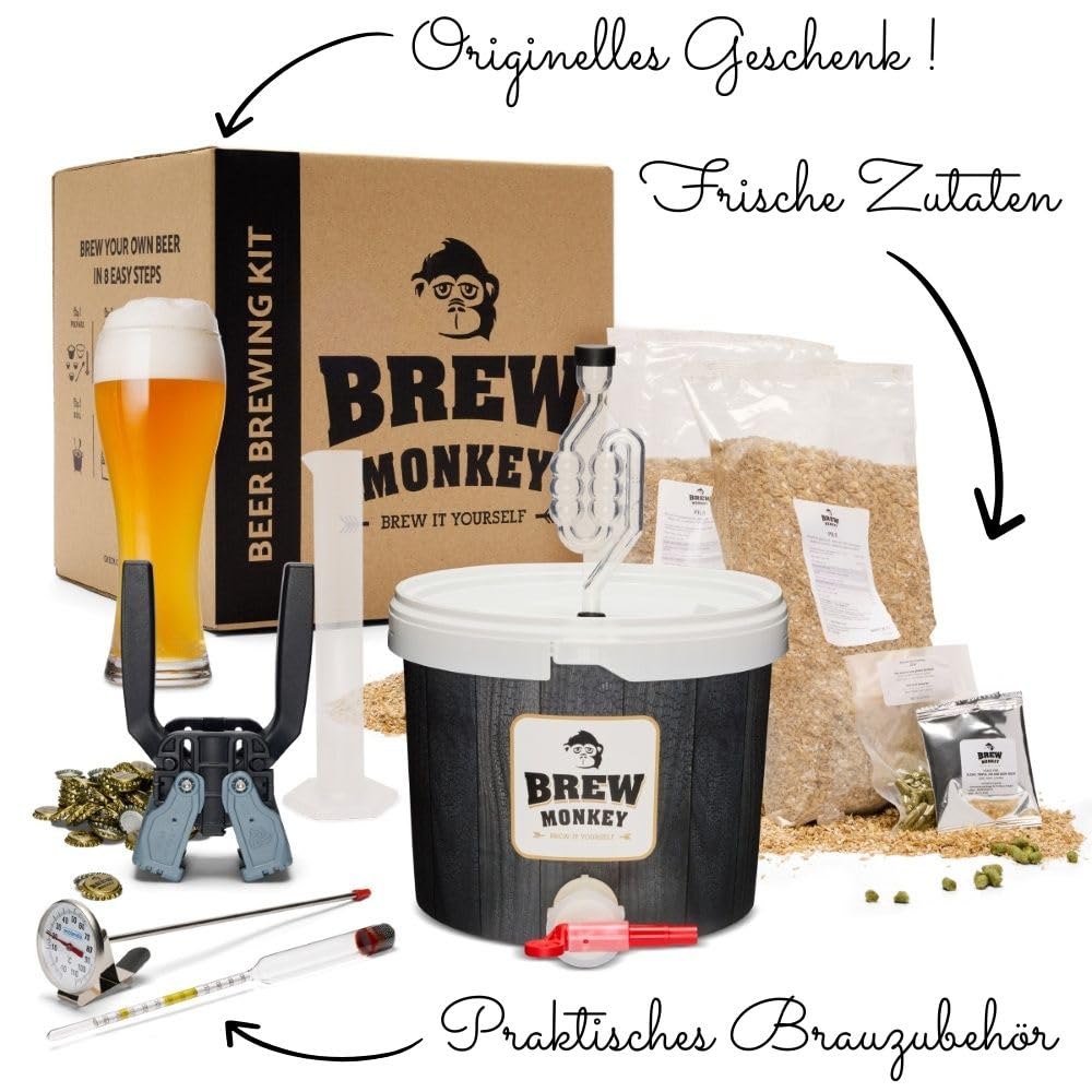 Brew Monkey Komplettes Weizen Bierbrauen Kit
