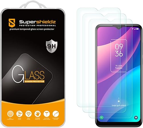 Supershieldz Protector de pantalla de vidrio templado diseñado para TCL 30 SE, antiarañazos, sin burbujas disponible en Yaxa Guatemala