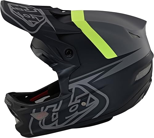 Troy Lee Designs Adulto  Descenso  Bicicleta de Montaña  BMX  Cara Completa D3 Fiberlite Casco Anarquía