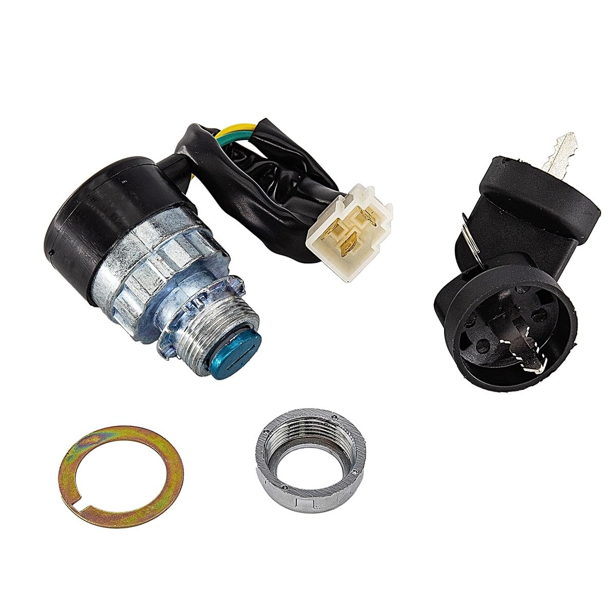 Interruttore Accensione 5 Fili 5 Pin Con Chiavi Per ATV Moto Go Kart Dune Buggy
