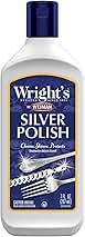Wright's Silver Cleaner and Polish - 7 Ounce - Ammonia Free - Use on Silver, Jewelry, Antique Silver, Gold, Brass, Copper and Aluminum