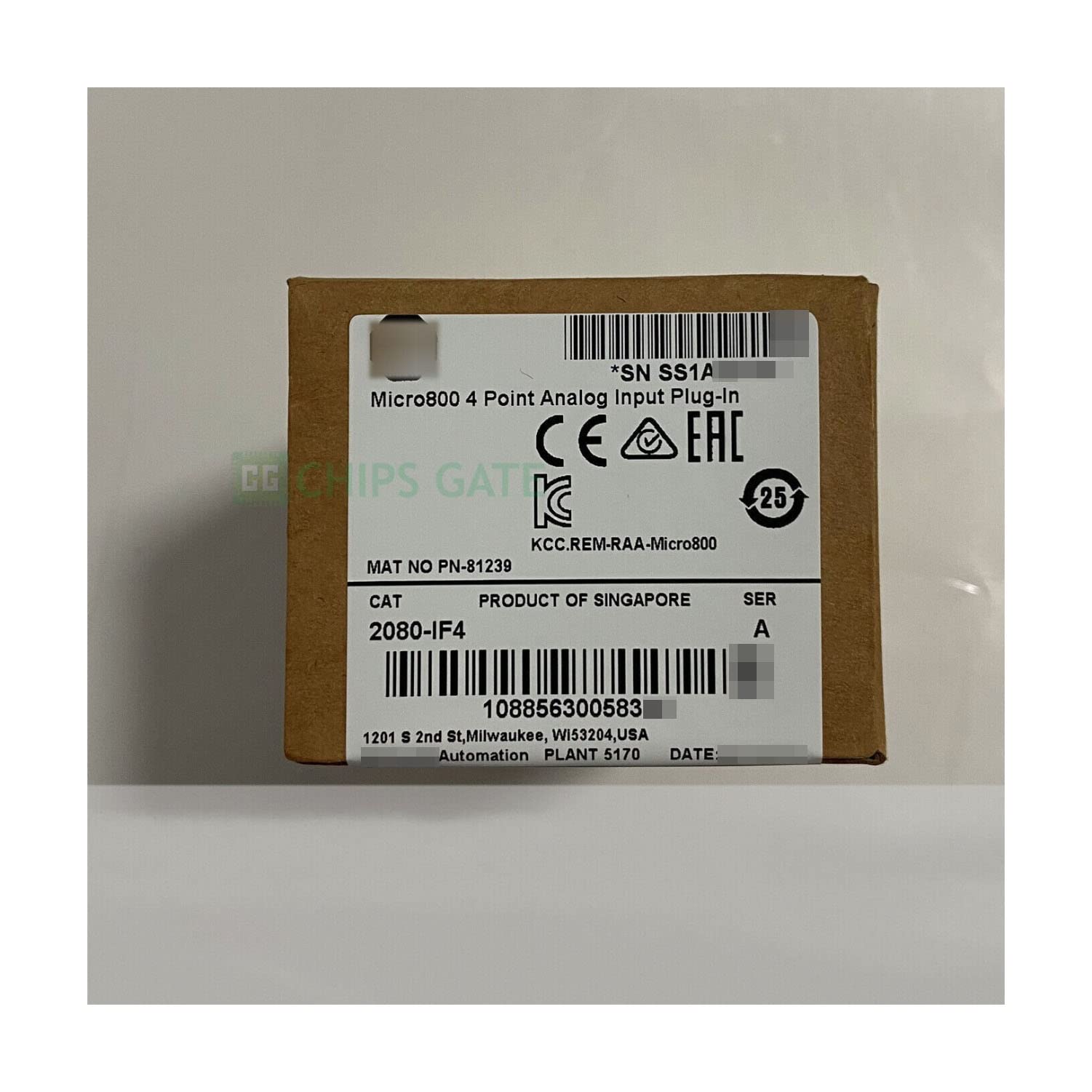 New Factory Sealed 2080-IF4 4 Input Plug-in Module