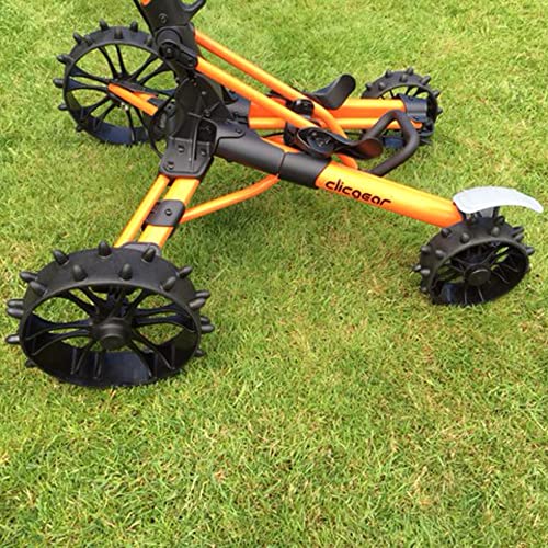 Clicgear Unisex Hedgehog Wheels FÜR Clicgear 8 0 4er-Pack, Schwarz, Einheitsgröße