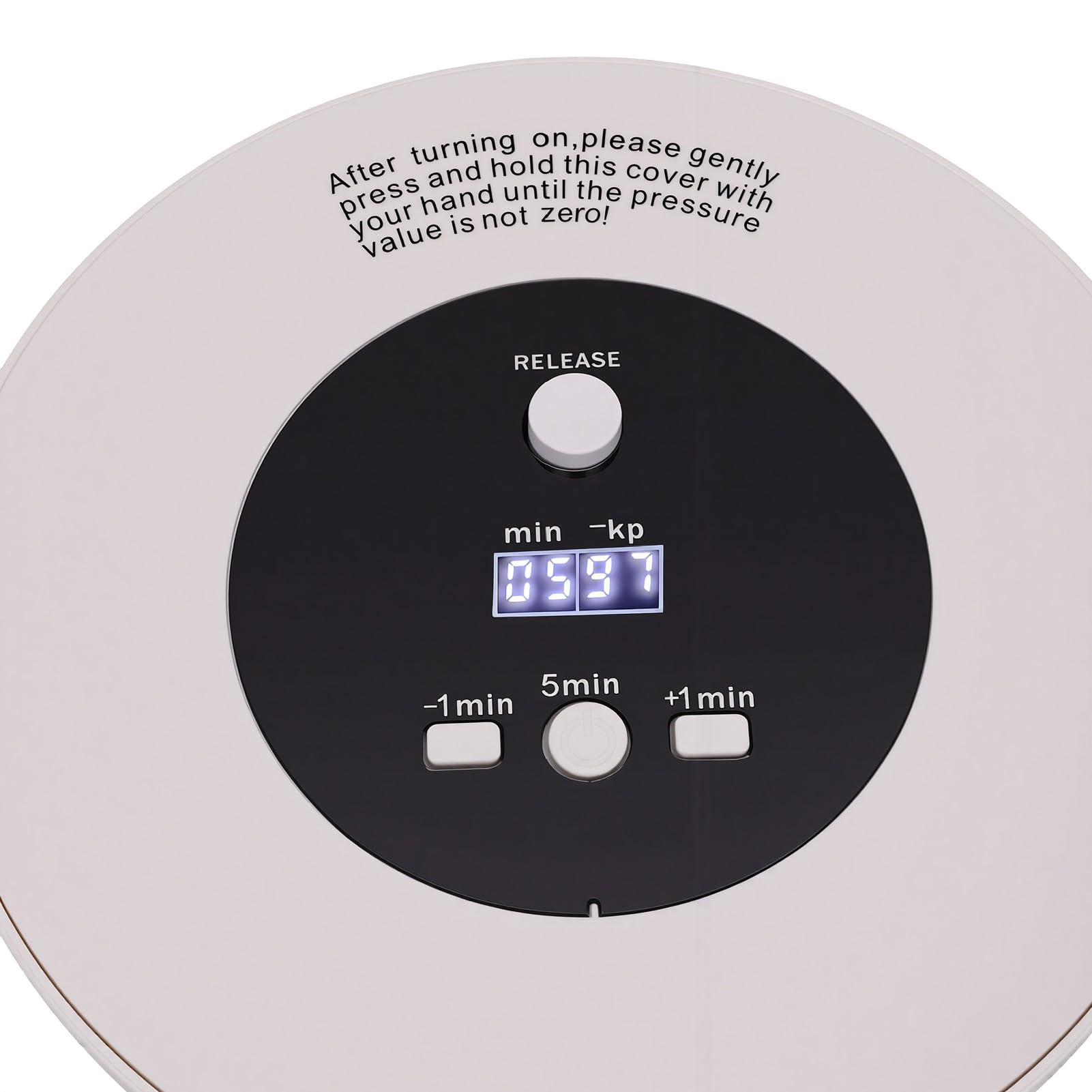 FTVOGUE Removedor de Burbujas de Resina Cámara de Vacío 3L con Presión y Temporizador | Capacidad de 3 litros, vacío de -95 kPa con retención de presión, temporizador ajustable de 3 a 20 minutos, botón de