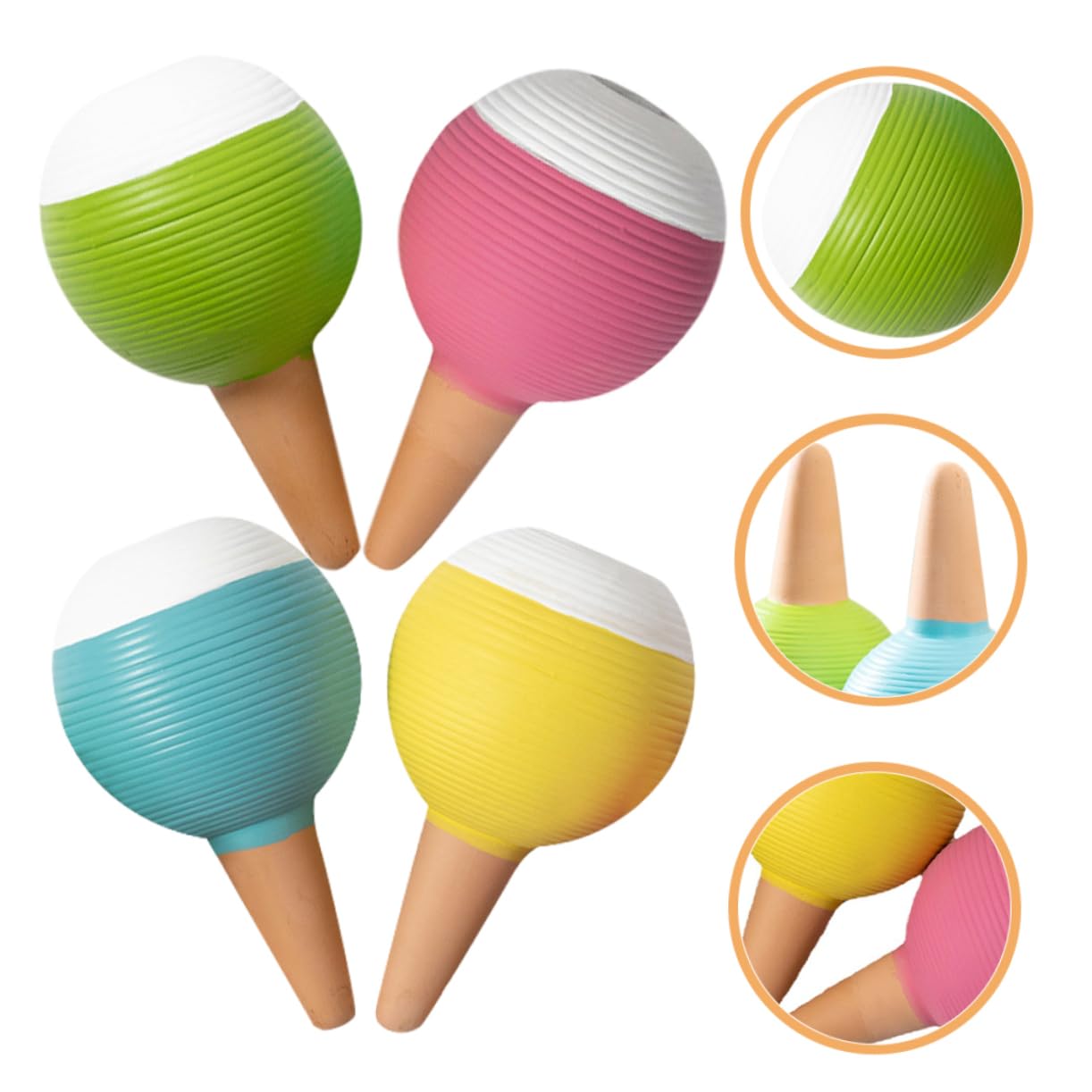 BESTonZON 4pièces Lot de Globes Arrosage pour Plantes Intérieur Dispositifs Arrosage Automatique Pointes Goutte