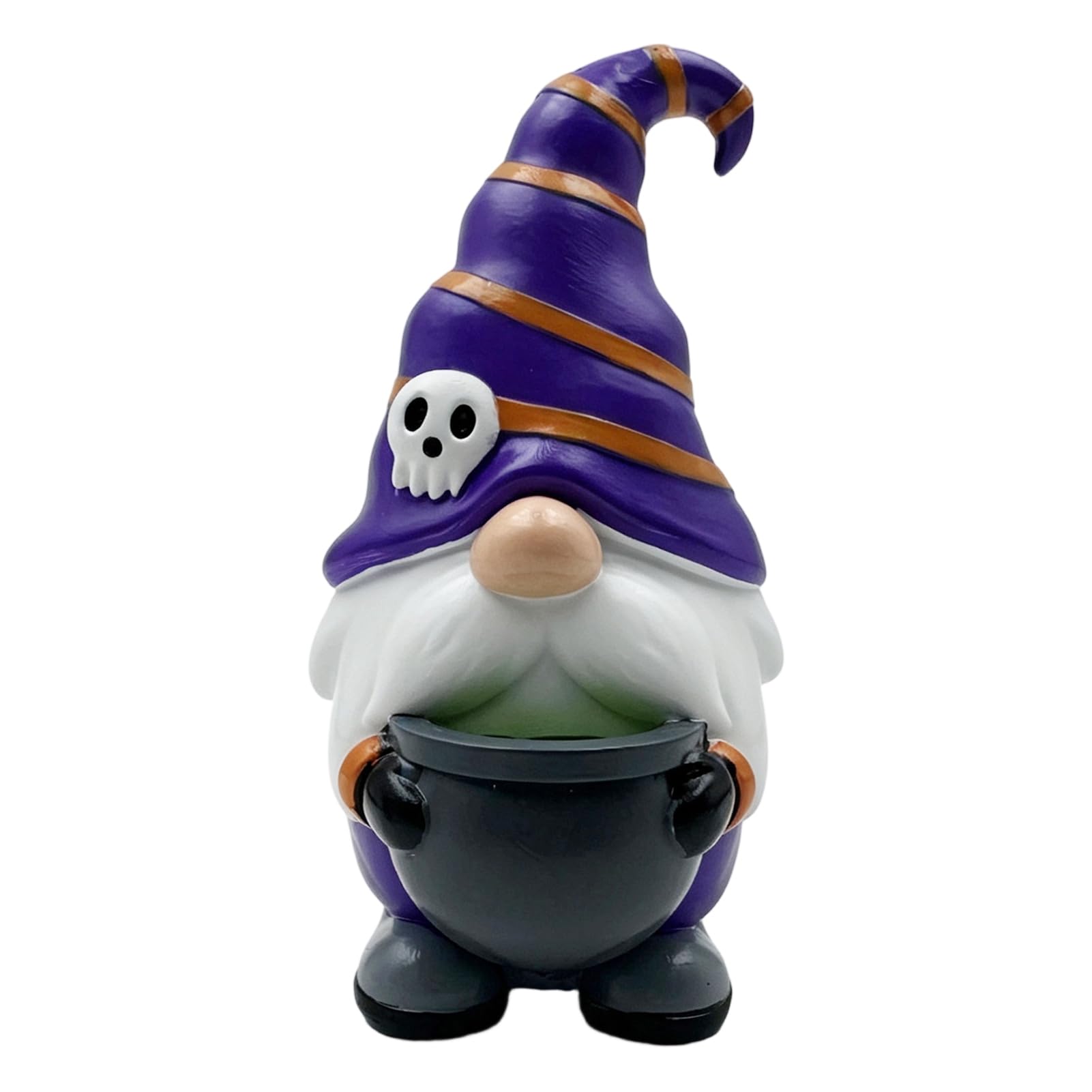 pidodou Halloween Gnome Ornament Resin Spooky Faceless Elf Decor