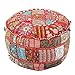 albena shop 72-100 Sashi Cuscino Orientale con Il riempimento ø 50 x 30 cm Indiano Pouf (Patchwork/colorato)