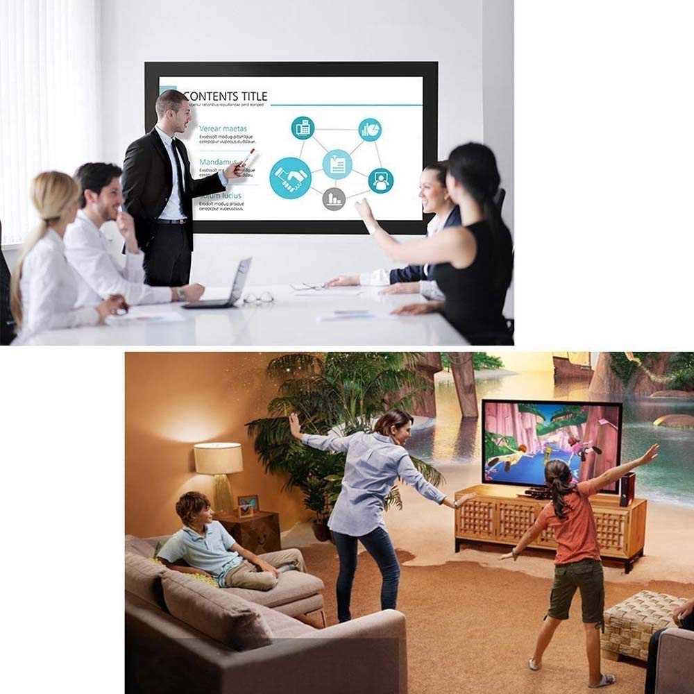 Videoproiettore 1080P Full HD HDMI Proiettore da ufficio per laptop Presentazione aziendale e home theater Ultra HD 1080P Wireless Ufficio aziendale Formazione Istruzione Insegnamento Conferenza