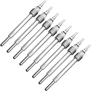 Diesel Glow Plugs Set 8 Pcs,Replaces ZD-13,ZD13,4C3Z-12A342-AA,4C3Z12A342AA,Fit for Ford 6.0 Powerstroke 2004-2007 F250 F350 F450 F550 Super Duty,2004-2010 E350 Super Duty,2005-2010 E450 Super Duty