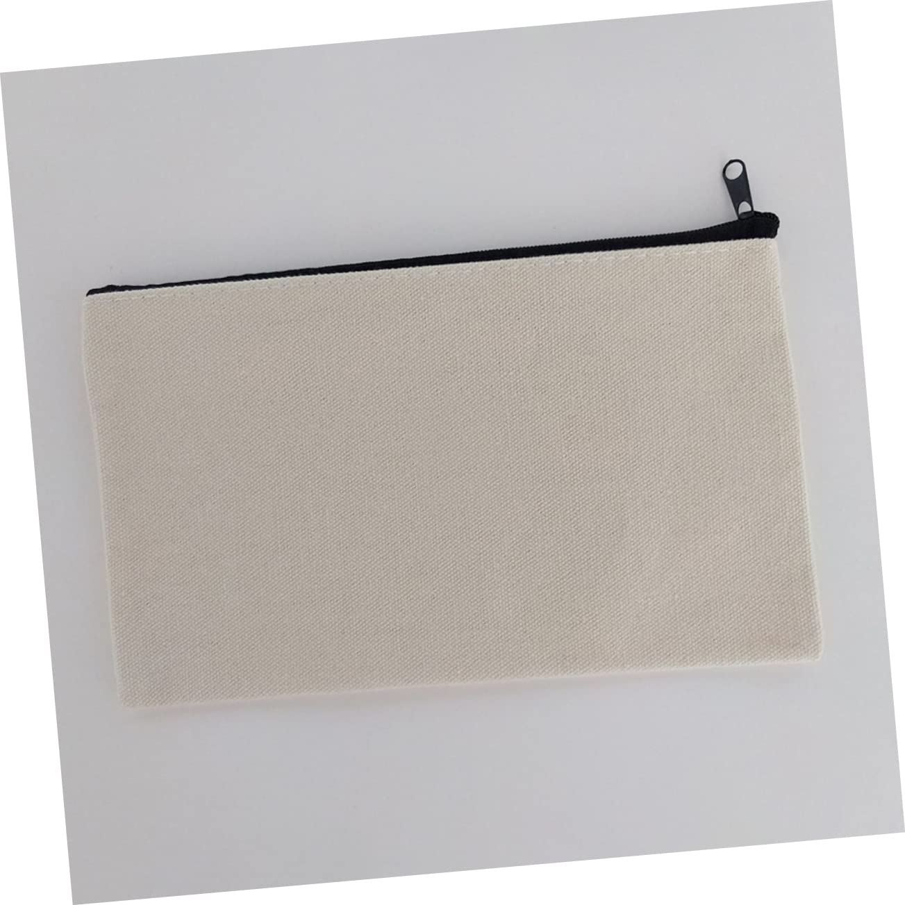 Astuccio Canvas Pencil Bag Bianco 14 Pezzi Cerniera