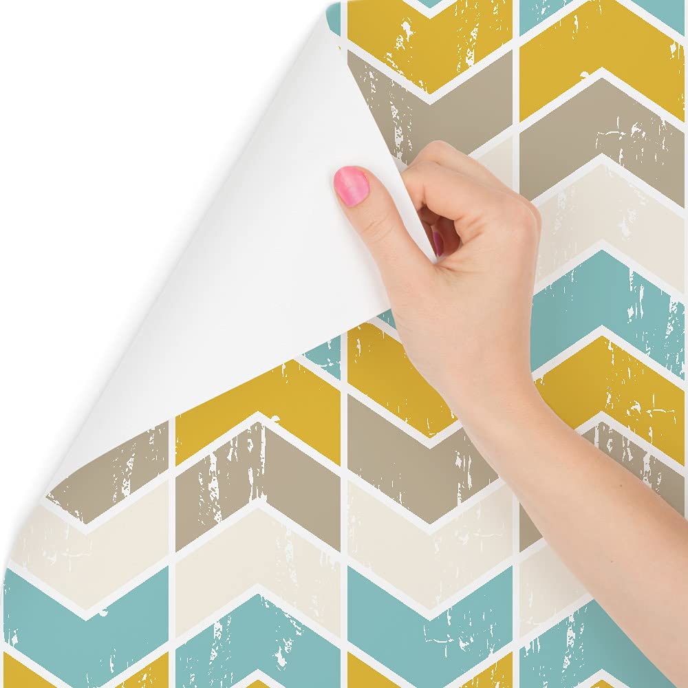 Muralo Tapeta 10 m, rolka flizeliny, minimalistyczny, mozaika, wzór geometryczny, matematyka, tapeta z włókniny, 1000 x 53 cm, tapeta ścienna, do salonu, sypialni, nowoczesna dekoracja ścienna