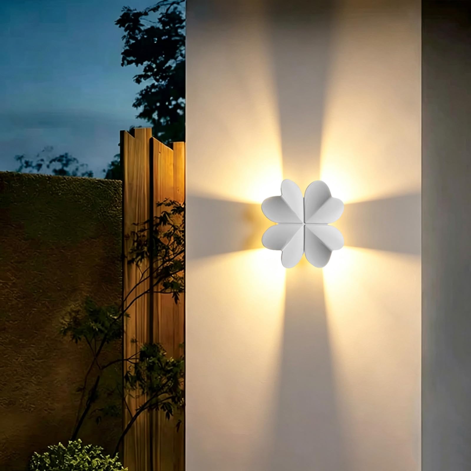 SDUYTDG Modern LED Wall Sconces IP65 Waterproof Aluminum Wall Mount Lamp Outdoor Lighting Fixture Up and Down Lighting Fixtures