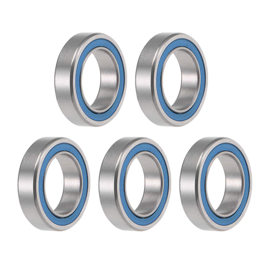 Rodamientos De Bolas MR1016-2RS – 10x16x4 Mm, Doble Sellado, Acero Cromado, Precisión P0 (ABEC1) – Paquete De 5 Unidades
