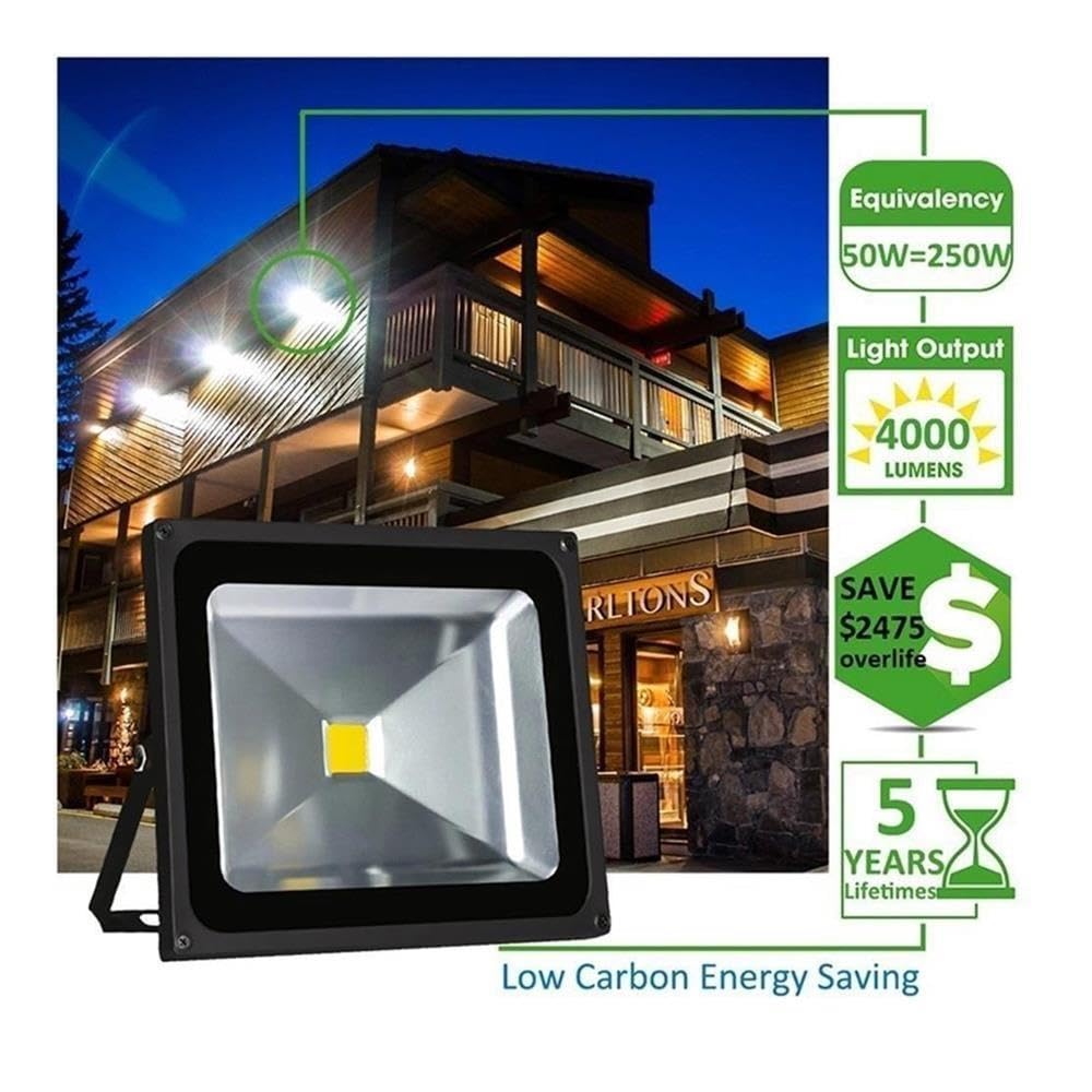 KJXP, Paquete de 1 proyector LED AC85-265V resistente al agua IP66