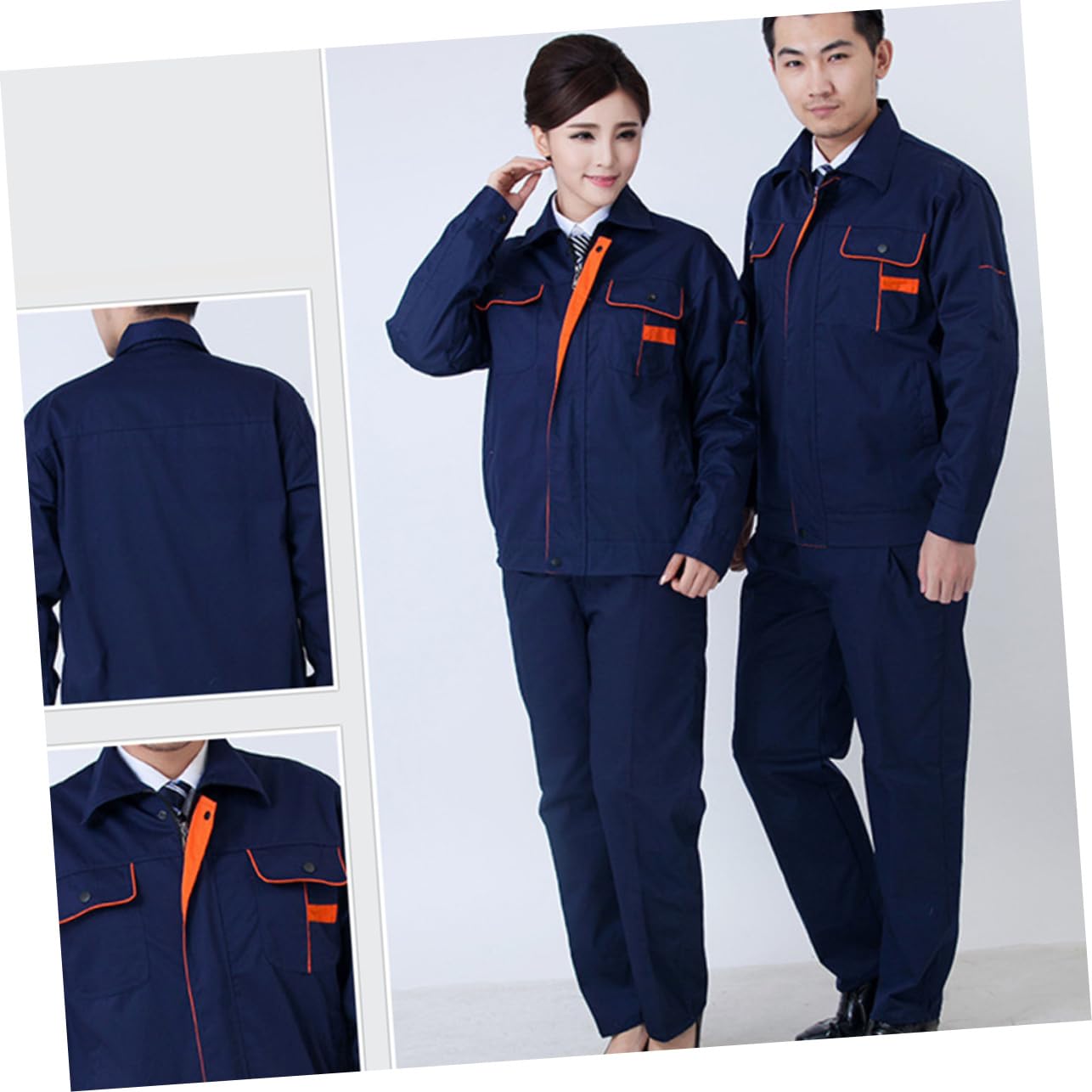 Housoutil Combinaison de Travail pour Soudeurs Vêtements de Protection Blouse de Soudage Uniforme Automne