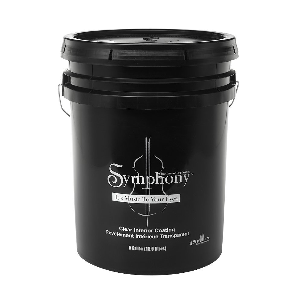 Sashco 77414 Symphony Interior Clear Coat, 5 Gallon Pail, Gloss (Pack of 1)