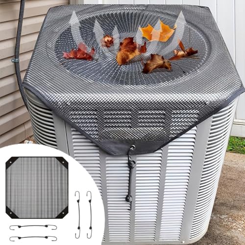 Libiyi Airarmor Vianys Sherum Air Conditioner Protector, Durable Waterproof Mesh Air Conditioner Covers for Outside, Window Well Central Conditioners Cover, Top Universal Ac Unit Covers