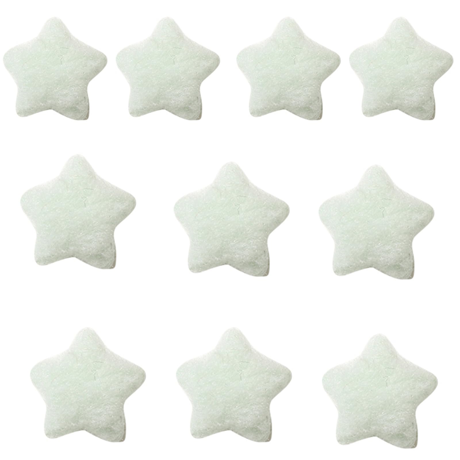 Tsophreniq 10 Pcs Star Patches Sew on Plush Appliques Craft Supplies for Hairpin Scrapbooking Shoes Decorations