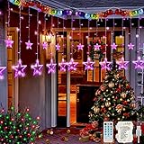 🌲【Control Remoto con Temporizador】 - Configurando el temporizador presionando el botón del temporizador del control remoto, las luces de la cadena de cortina se encenderán automáticamente durante 6 horas y se apagarán durante 18 horas.