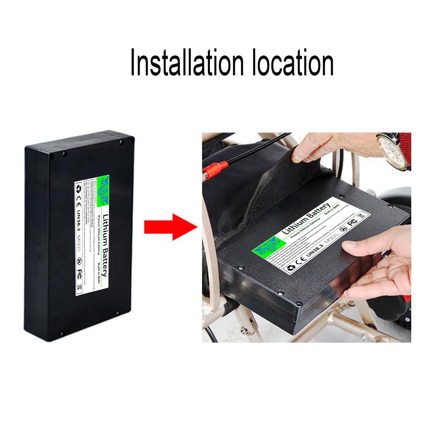 Batterie pour Fauteuil Roulant électrique 24 V