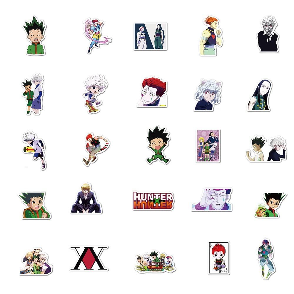Pack 50 Stickers Adhesivo Anime Hunter X Hunter | Cuotas Sin Inter&eacute;s