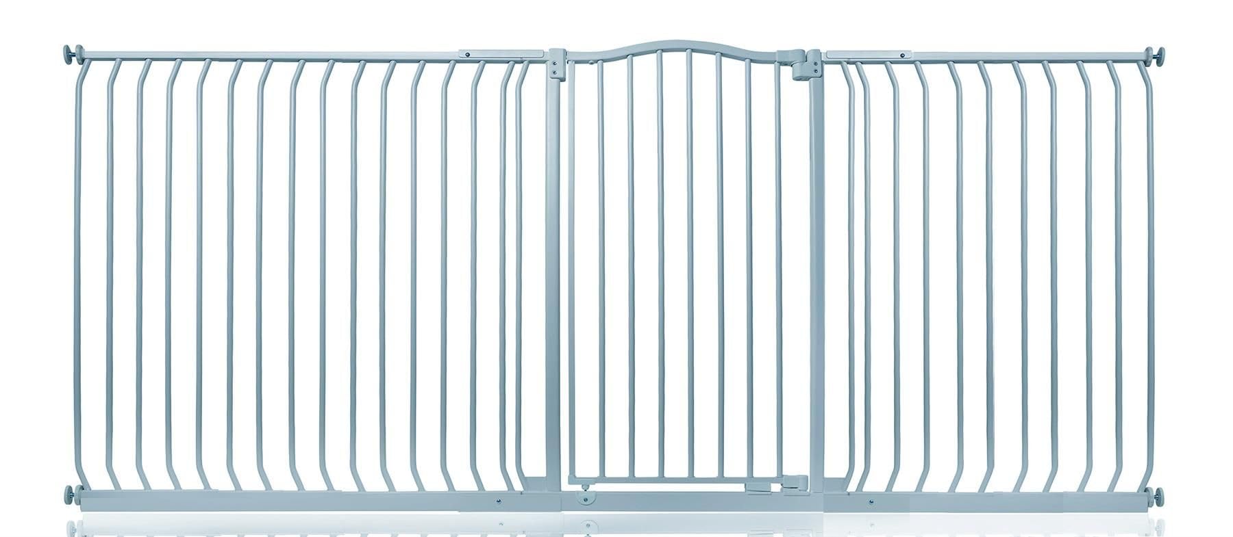 Safetots Extra Tall Curved Top Safety Gate, 116cm - 125cm, Matt Black, Extra Tall 100cm in Height, Pressure Fit Stair Gate, Baby Gate for Doors Hallways and Spaces, Safety Barrier, Easy Installation — view 51