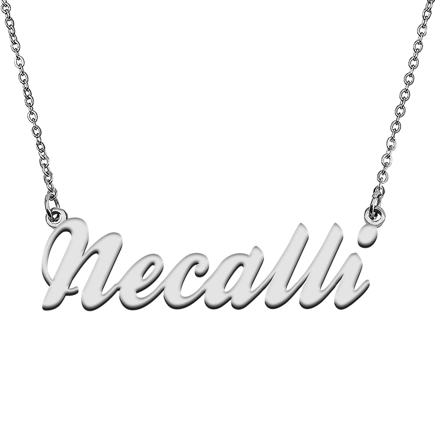 GR859CPersonalized Custom Mother’s Day Gifts Name Necklace for Mom