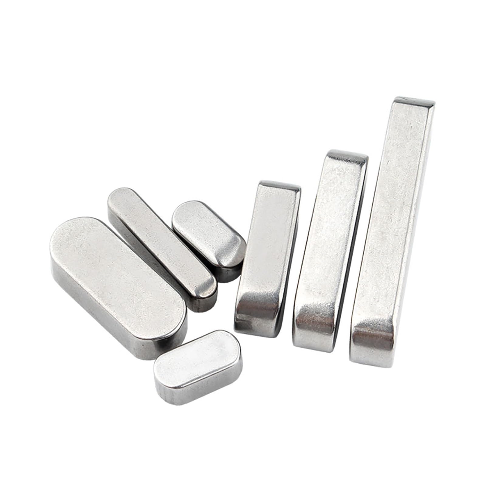 Dübeltreibwelle Parallelkeil, Passfeder, Parallelkeile, Edelstahl A2 304, 6 mm Breite, mehrere Längen, 10 Stück(14mm)