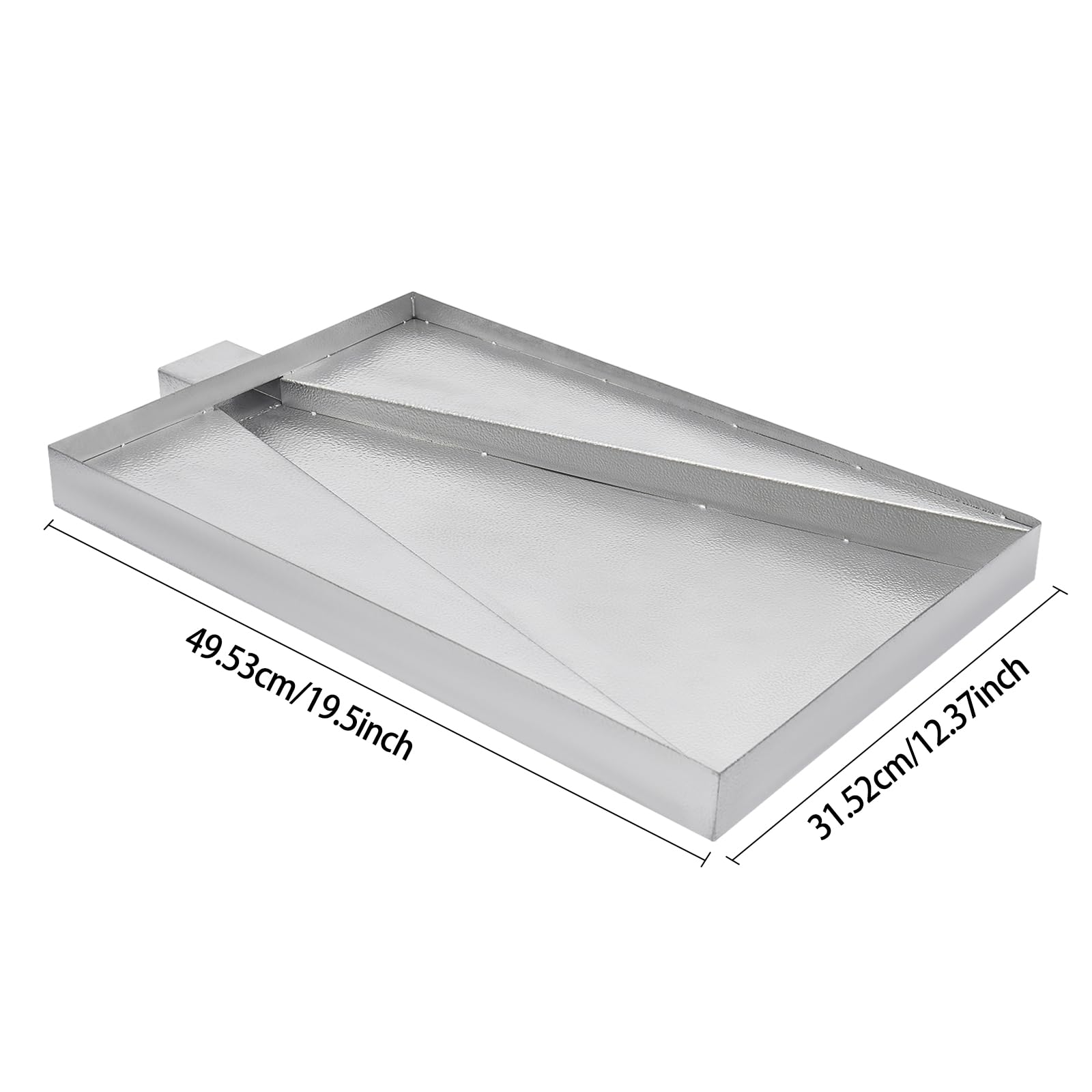 Kit di vaschetta antigoccia in acciaio inox per griglie a pellet Traeger Pro serie 34, fodere BAC410 parti di ricambio per BAC006, BBQ075, BBQ100, BBQ125